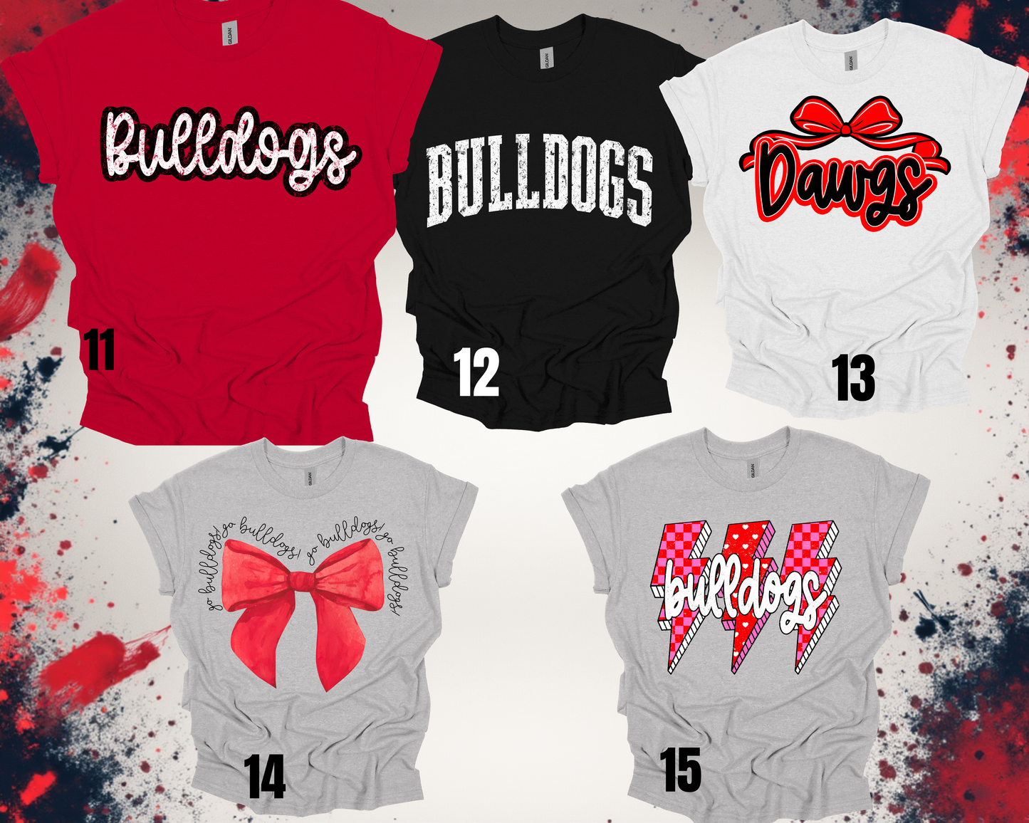 Bulldog tees