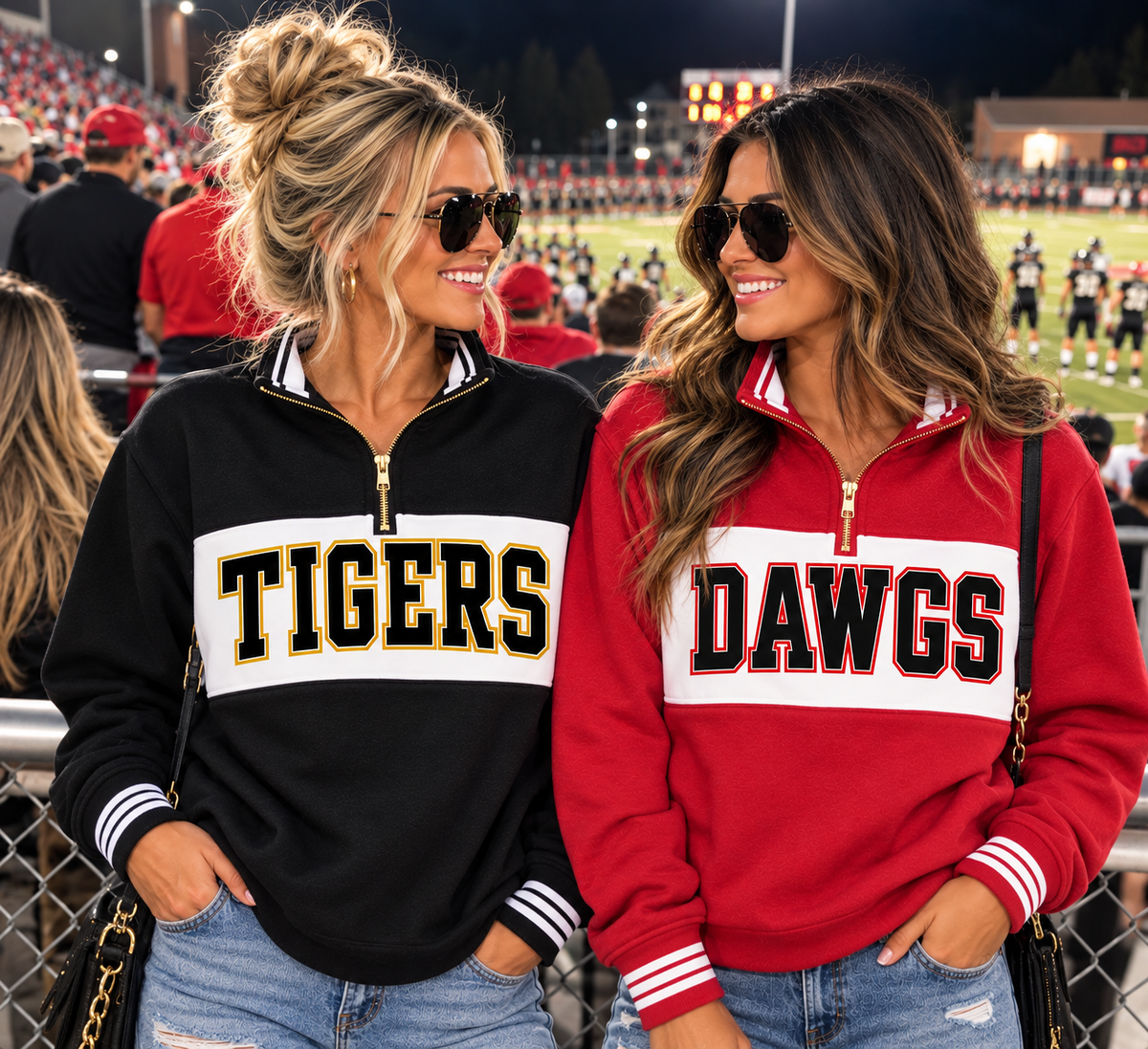 Varsity Quarter Zip pullover (only available for a limited time) – J&M ...