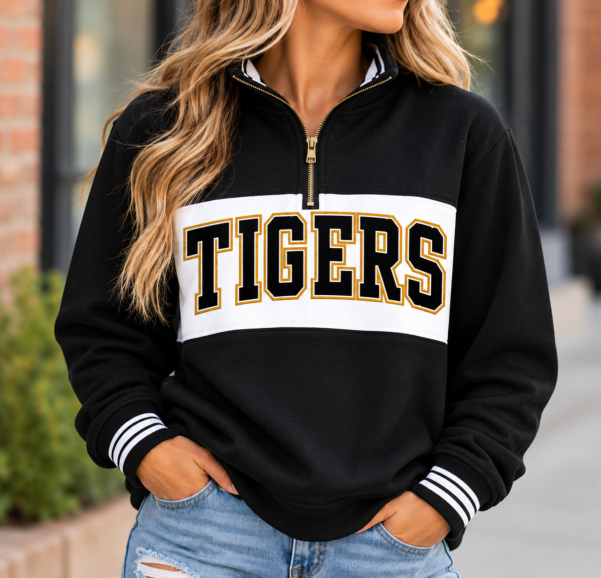Varsity Quarter Zip pullover (only available for a limited time) – J&M ...